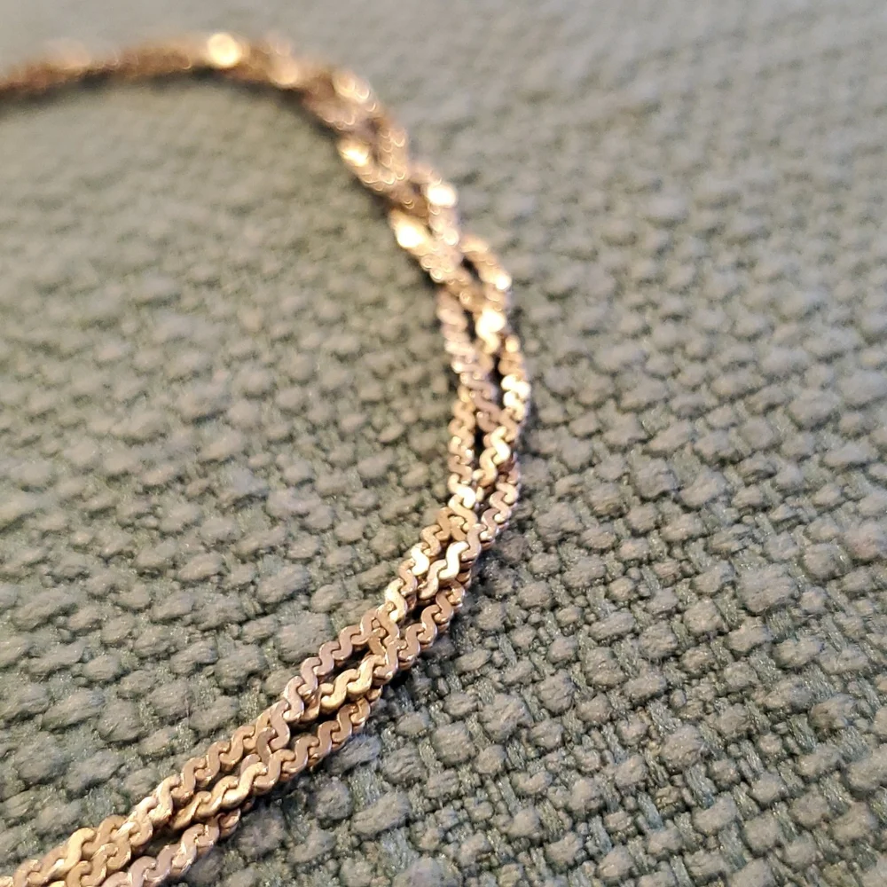 VINTAGE STERLING SILVER Bracelet, Italy, 7